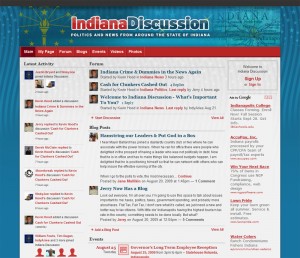 Indiana Discussion Website about Politics